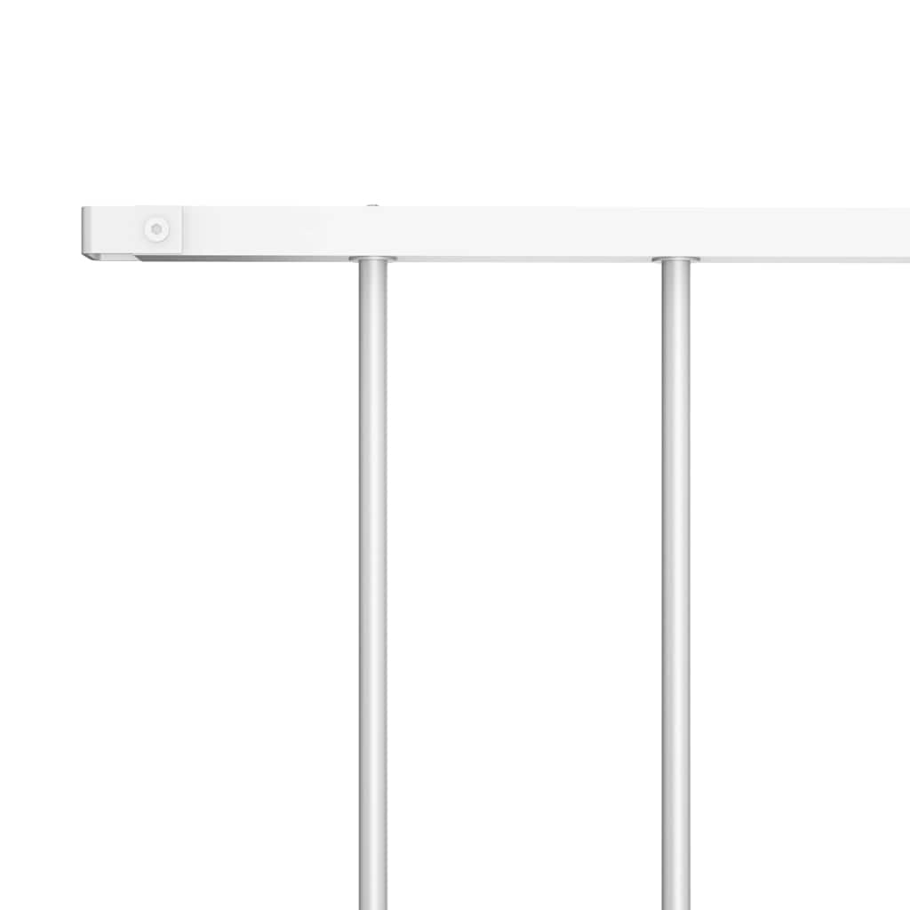 vidaXL Panel ogrodzeniowy Woerden stal malowana proszkowo 1,7x0,75 m biały