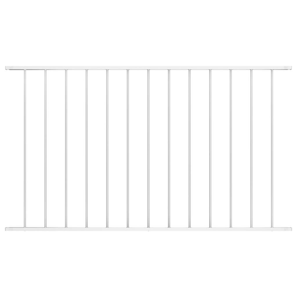 vidaXL Panel ogrodzeniowy Woerden stal malowana proszkowo 1,7x1 m biały