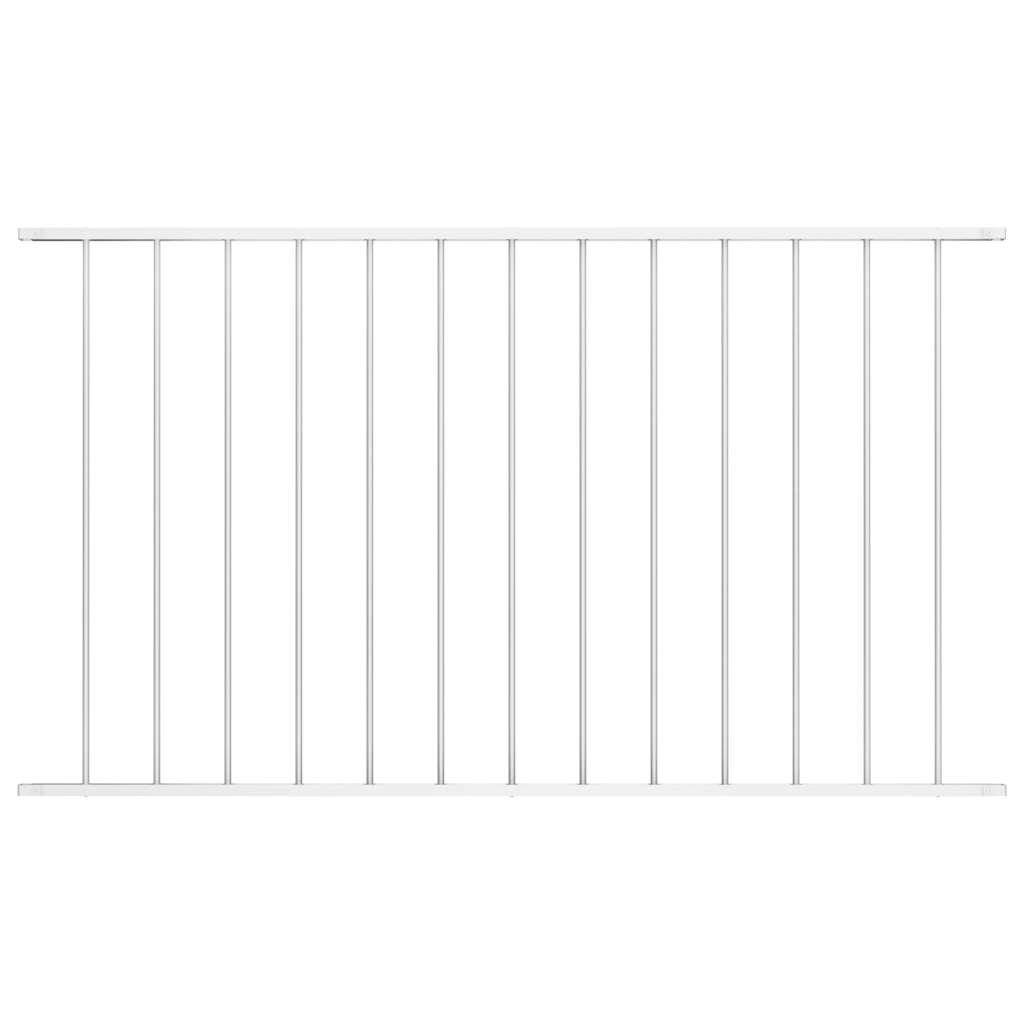 vidaXL Panel ogrodzeniowy Woerden stal malowana proszkowo 1,7x1,17 m biały