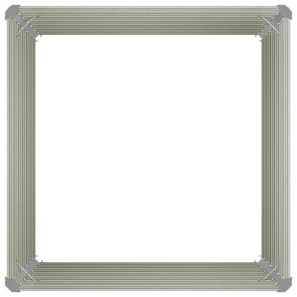 vidaXL Donica do podniesionej grządki, antracytowa, 100x100x77 cm