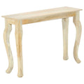vidaXL Stolik konsolowy 110x35x77 cm, lite drewno mango