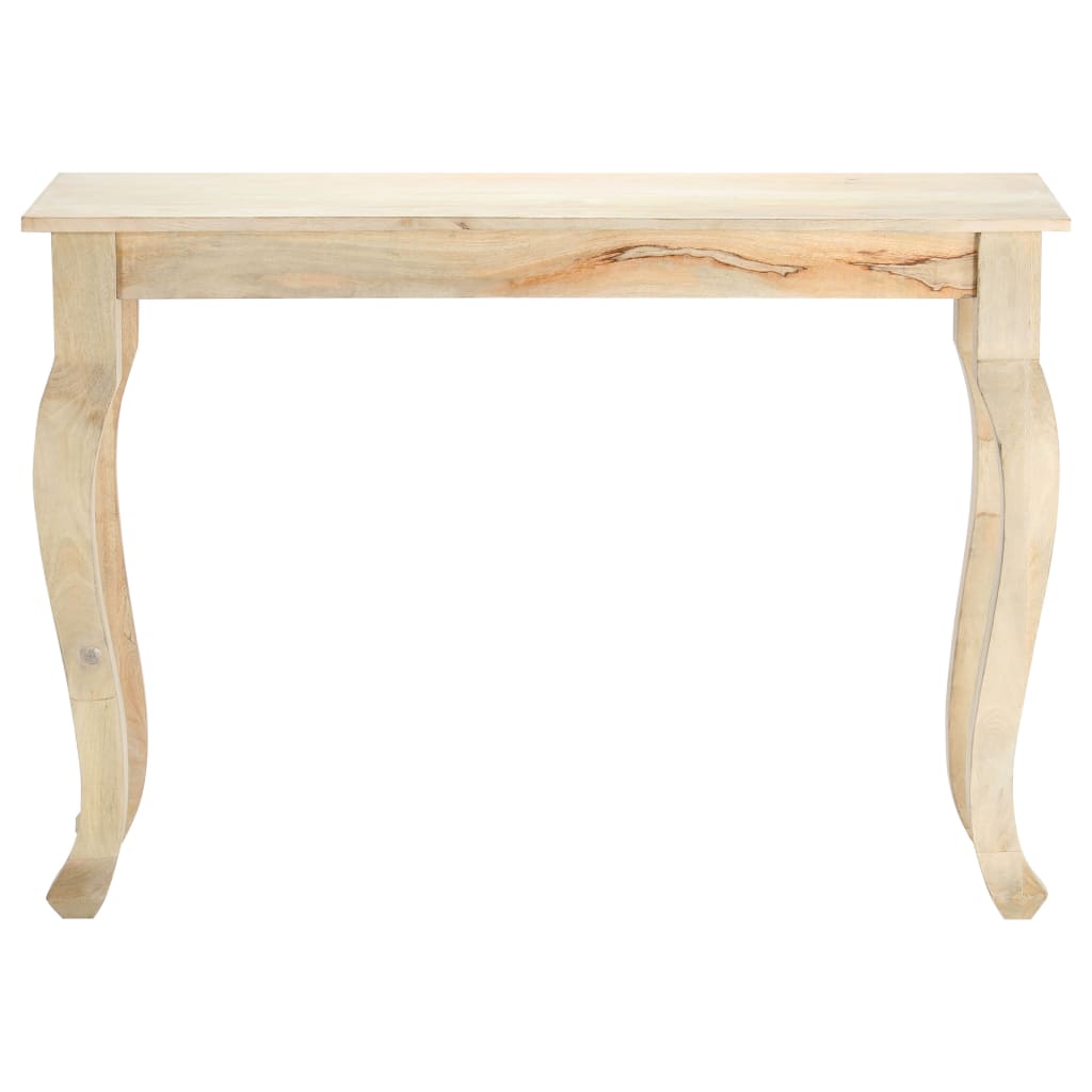 vidaXL Stolik konsolowy 110x35x77 cm, lite drewno mango