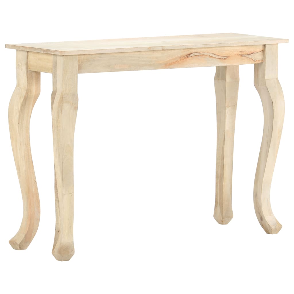 vidaXL Stolik konsolowy 110x35x77 cm, lite drewno mango