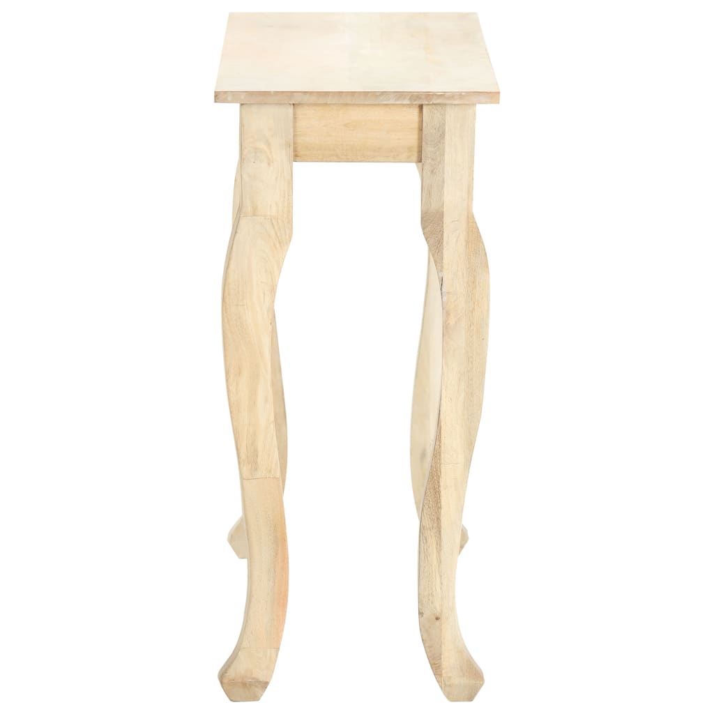vidaXL Stolik konsolowy 110x35x77 cm, lite drewno mango