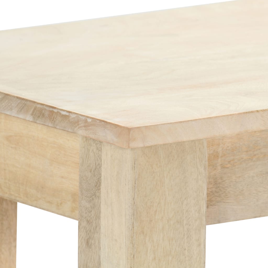 vidaXL Stolik konsolowy 110x35x77 cm, lite drewno mango