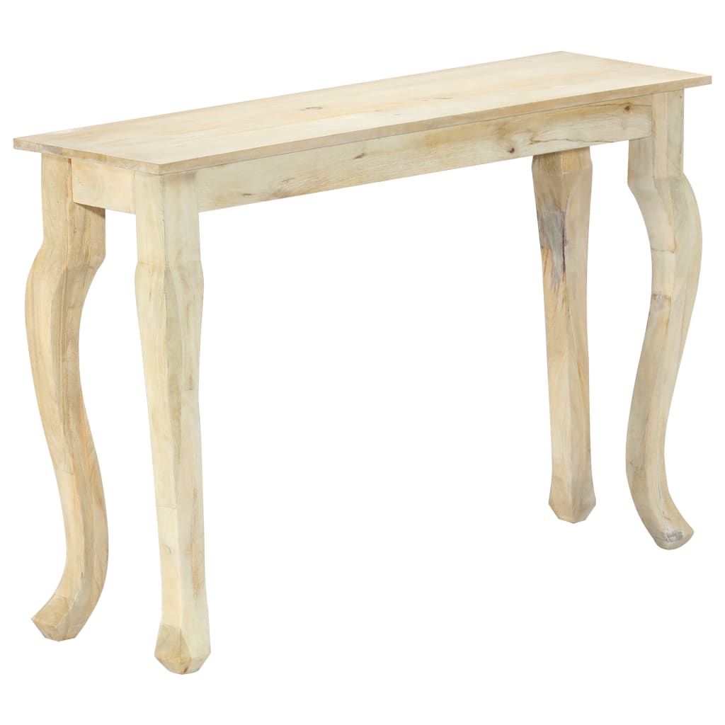 vidaXL Stolik konsolowy 110x35x77 cm, lite drewno mango