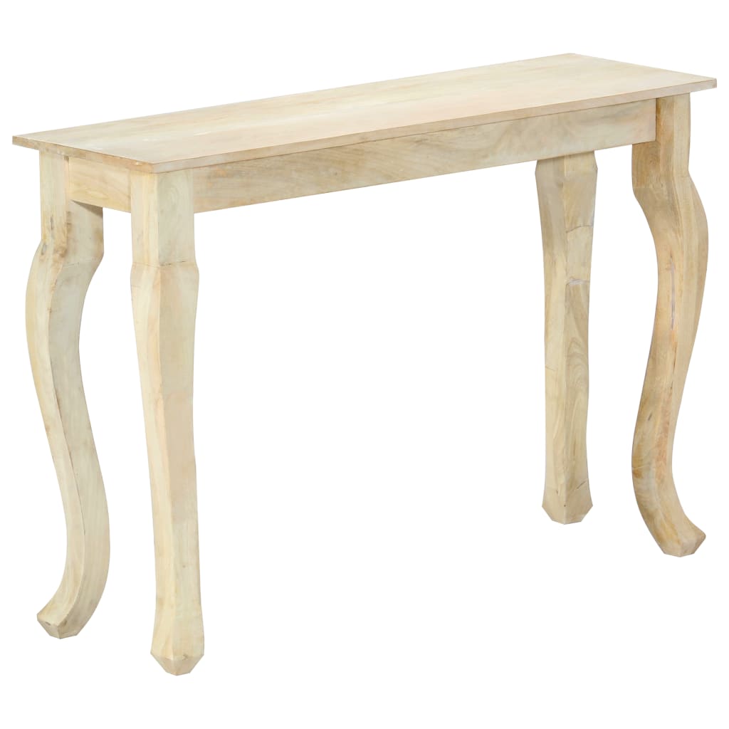 vidaXL Stolik konsolowy 110x35x77 cm, lite drewno mango
