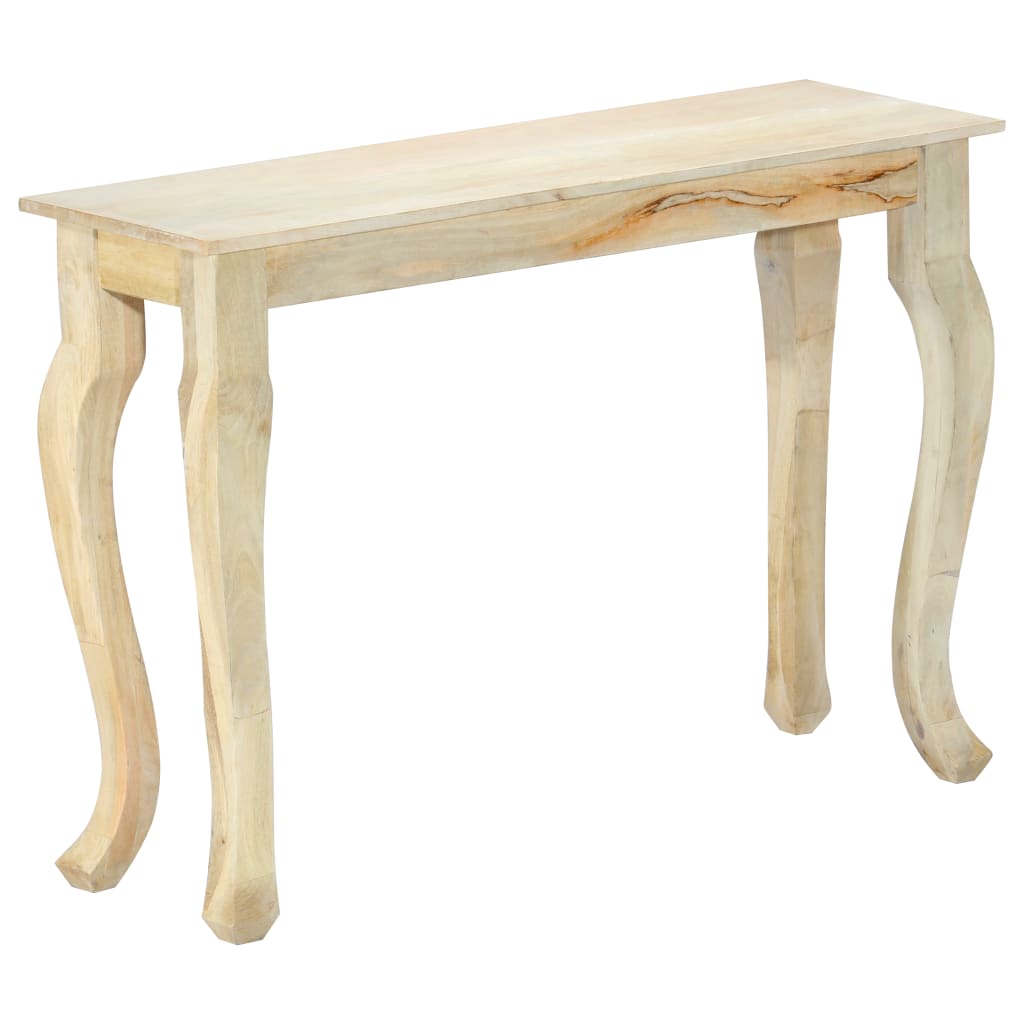 vidaXL Stolik konsolowy 110x35x77 cm, lite drewno mango