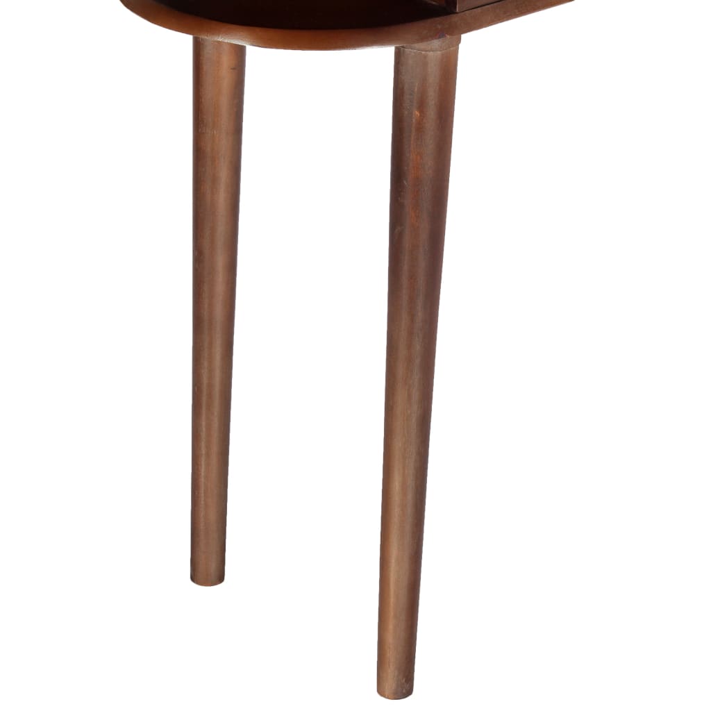 vidaXL Konsola 110x35x76 cm, lite drewno akacjowe