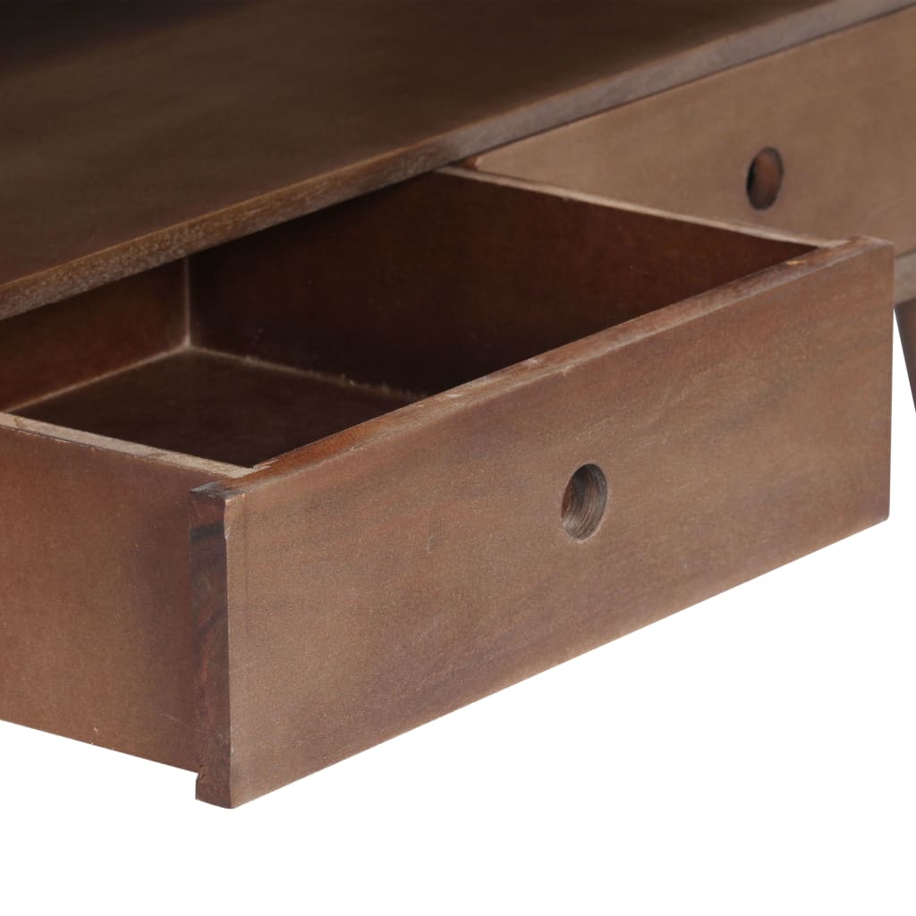vidaXL Szafka pod TV, 110x35x50 cm, lite drewno akacjowe