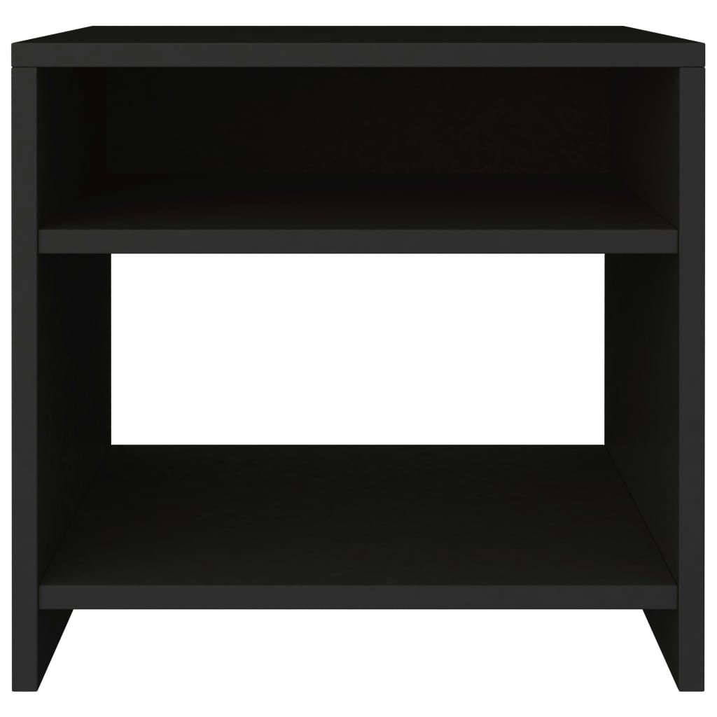 vidaXL Szafki nocne 2 szt. czarne 40x30x40 cm, materiał drewnopochodny