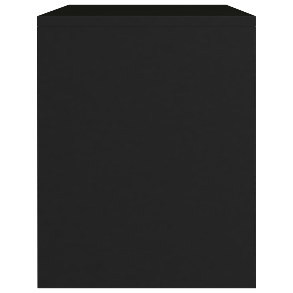 vidaXL Szafki nocne 2 szt. czarne 40x30x40 cm, materiał drewnopochodny