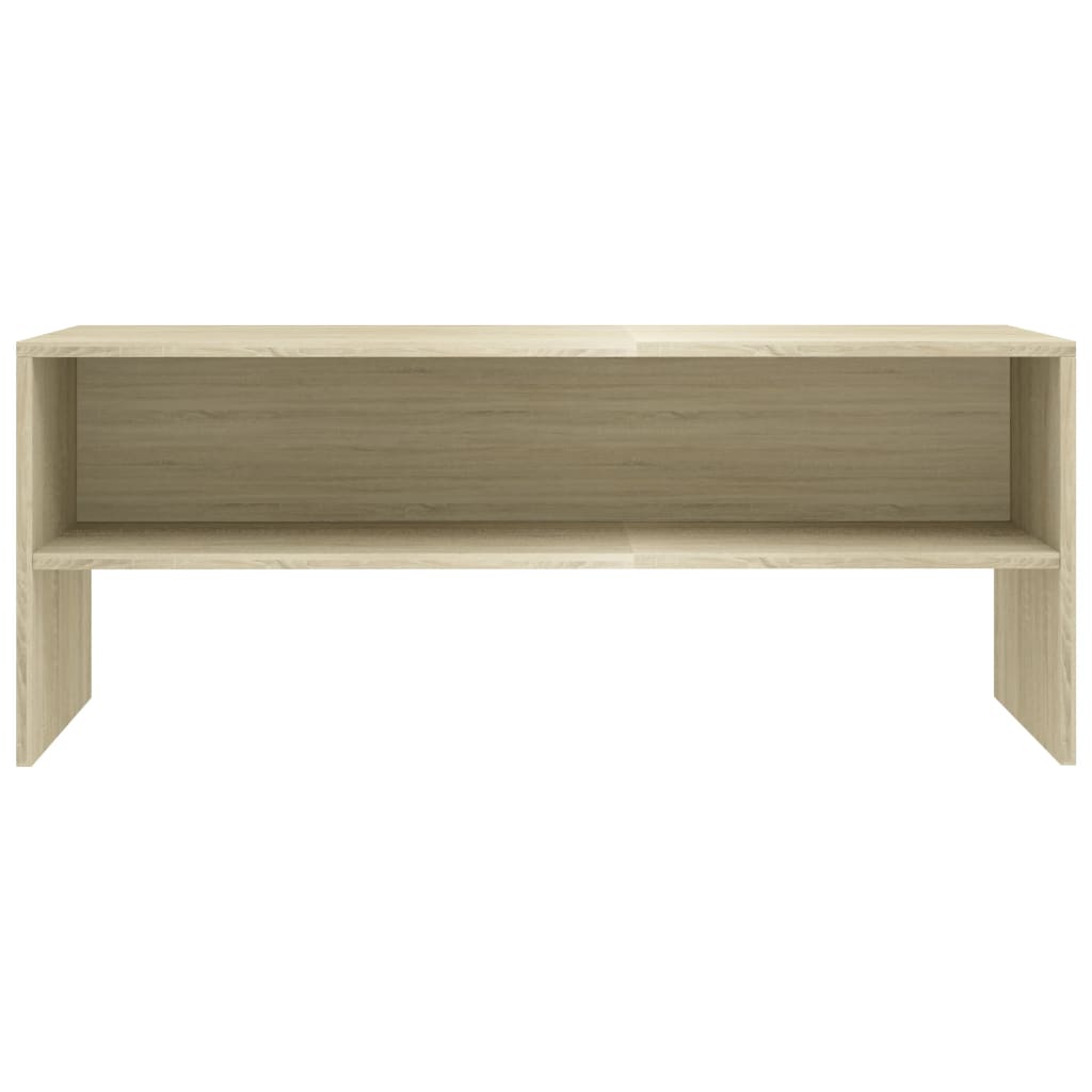vidaXL Szafka pod TV, dąb sonoma, 100x40x40cm, materiał drewnopochodny