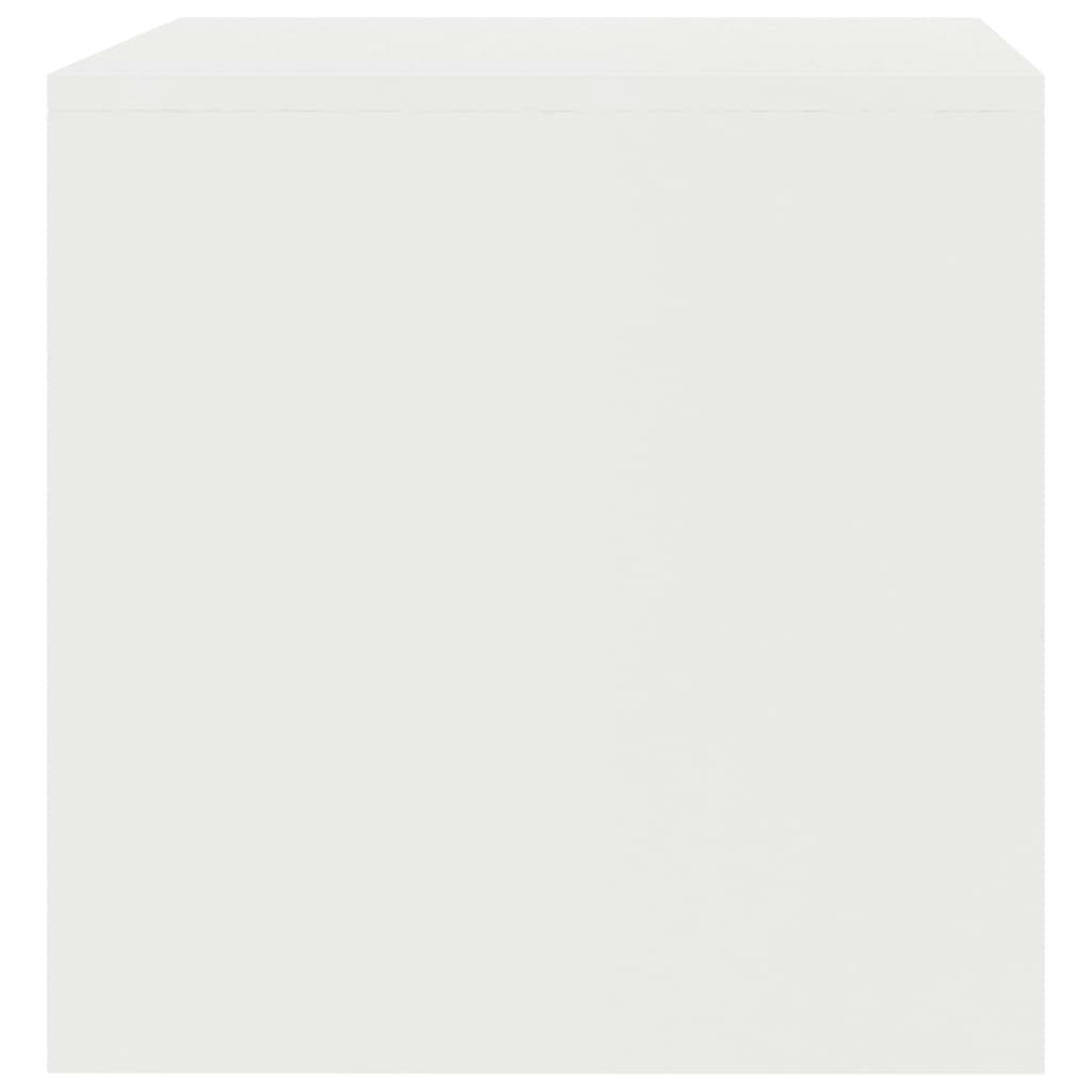 vidaXL Szafka pod TV, biała, 80x40x40 cm, materiał drewnopochodny