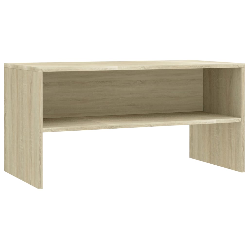 vidaXL Szafka pod TV, dąb sonoma, 80x40x40 cm, materiał drewnopochodny