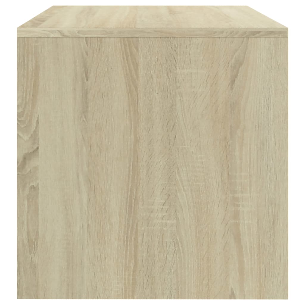 vidaXL Szafka pod TV, dąb sonoma, 80x40x40 cm, materiał drewnopochodny