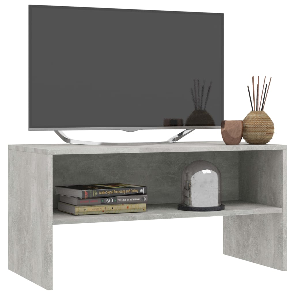 vidaXL Szafka pod TV, betonowy szary, 80x40x40 cm
