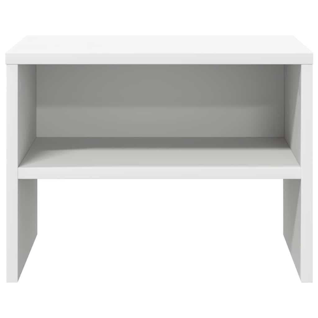 vidaXL Szafki nocne, 2 szt., białe 40x30x30 cm materiał drewnopochodny