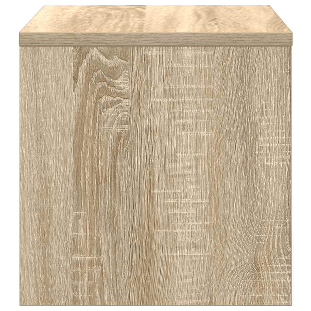 vidaXL Szafka nocna, dąb sonoma, 40x30x30 cm, materiał drewnopochodny