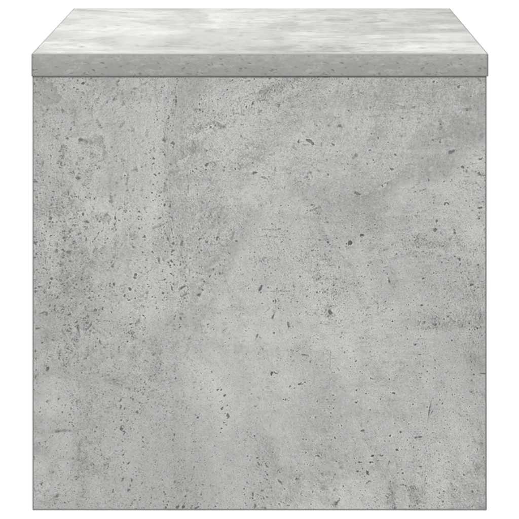 vidaXL Szafka nocna, betonowy szary, 40x30x30 cm