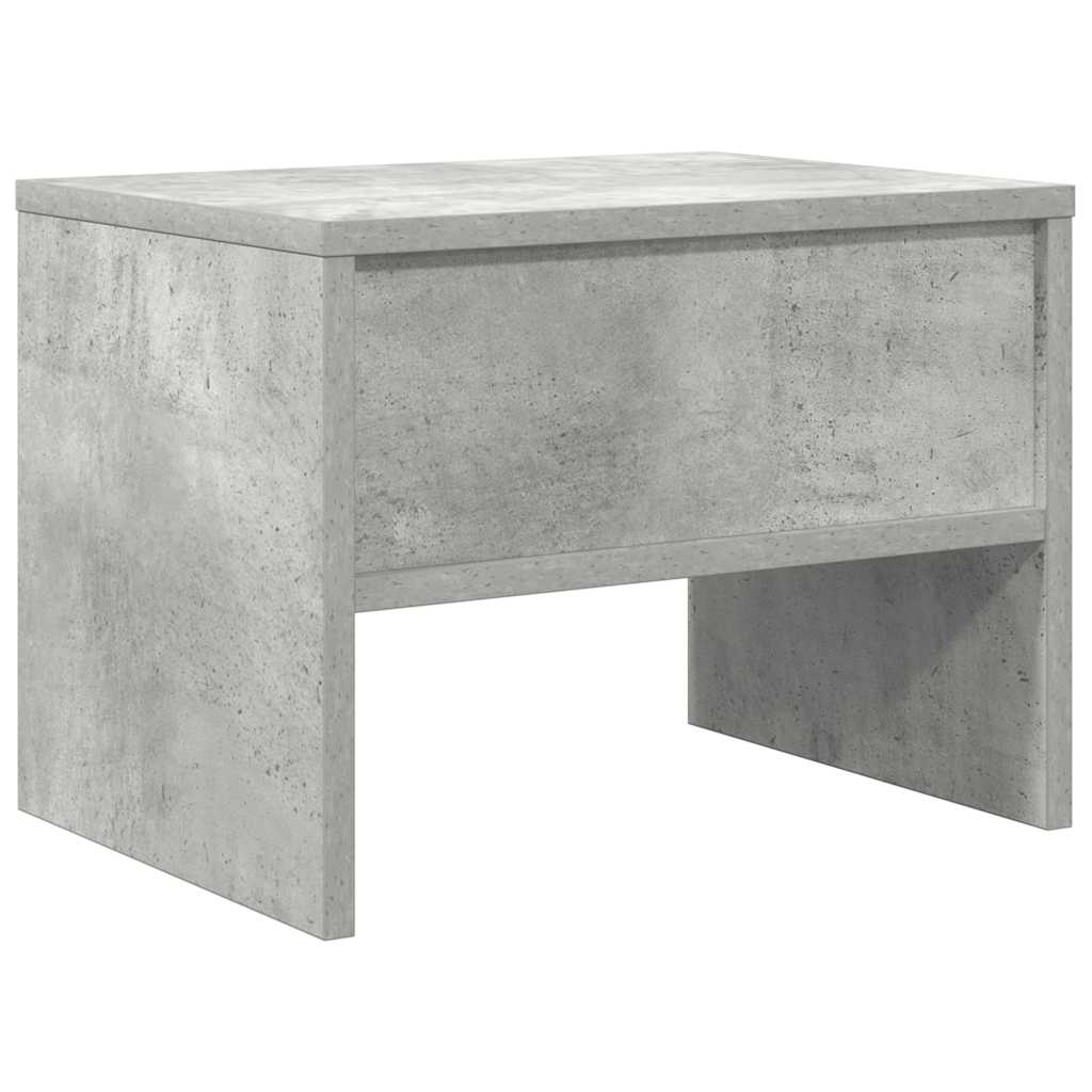 vidaXL Szafka nocna, betonowy szary, 40x30x30 cm
