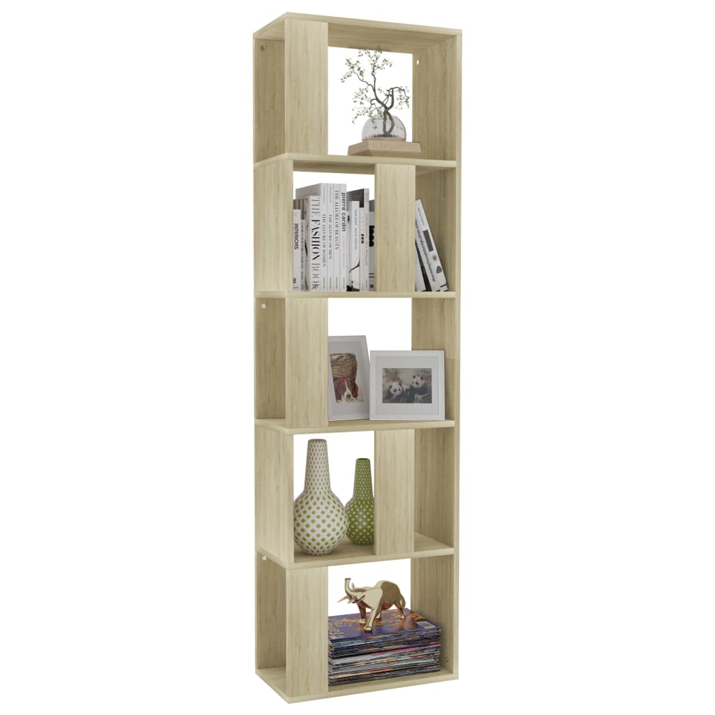 vidaXL Regał/półka, dąb sonoma, 45x24x159 cm, materiał drewnopochodny