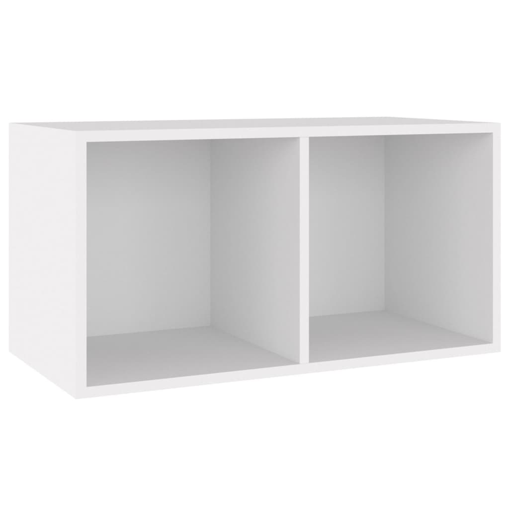 vidaXL Szafka na winyle, biała, 71x34x36 cm, materiał drewnopochodny