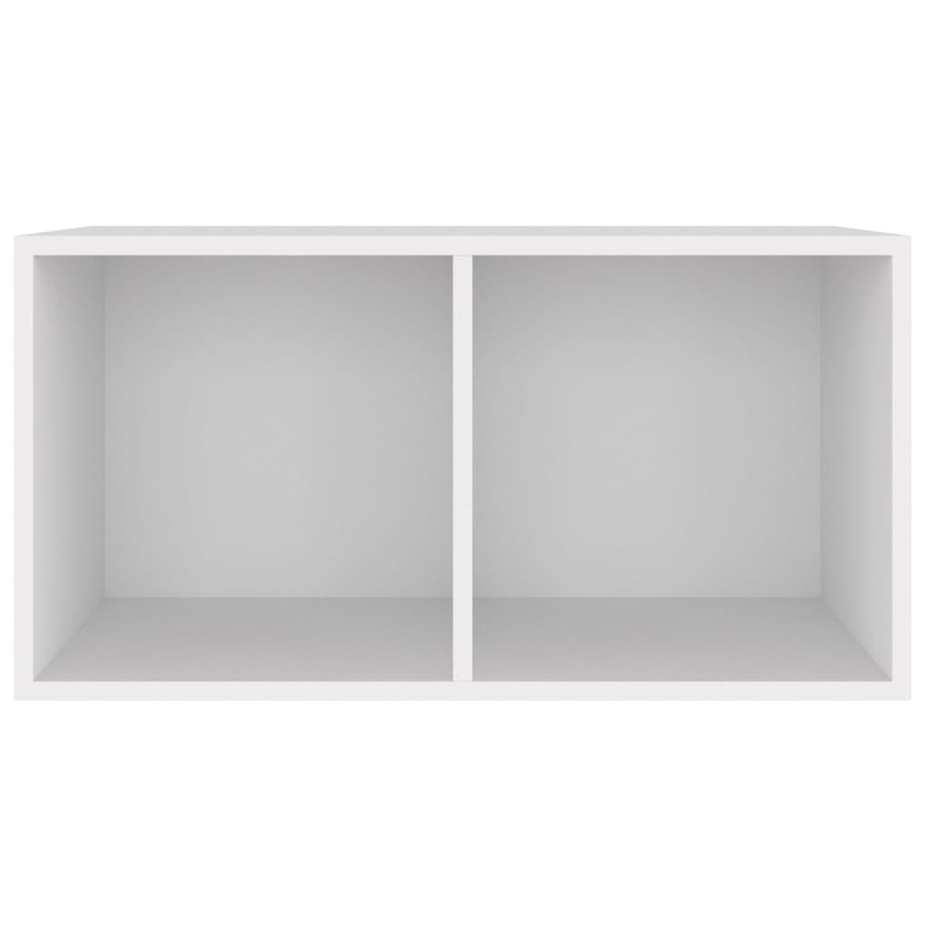 vidaXL Szafka na winyle, biała, 71x34x36 cm, materiał drewnopochodny