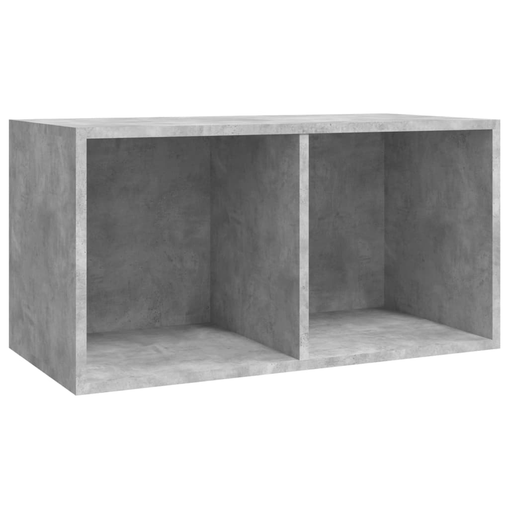 vidaXL Szafka na płyty winylowe, szarość betonu, 71x34x36 cm
