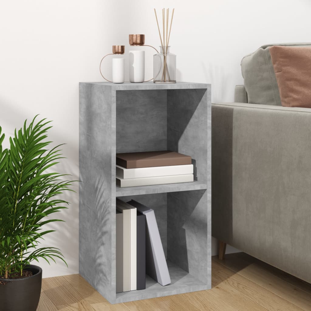 vidaXL Szafka na płyty winylowe, szarość betonu, 71x34x36 cm