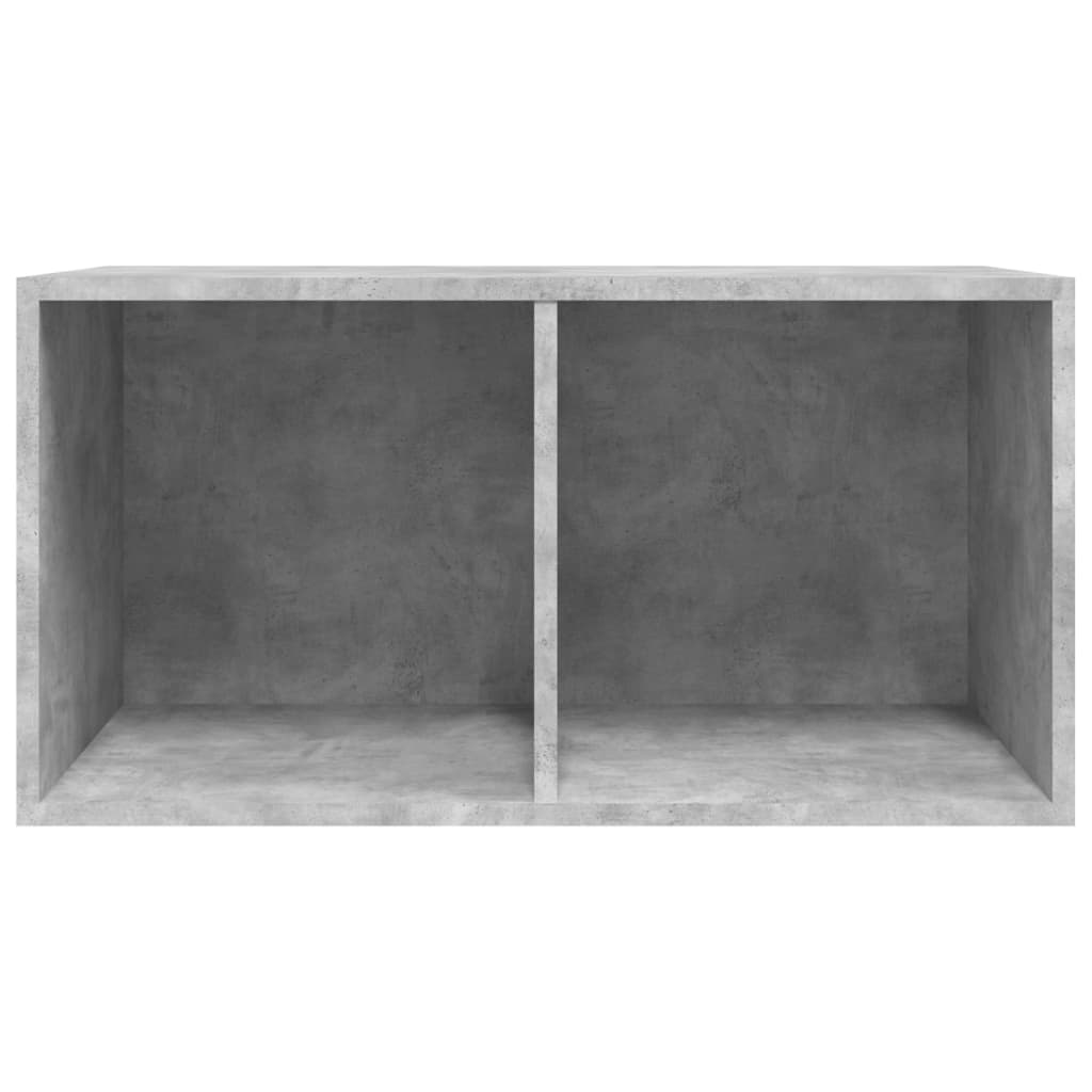 vidaXL Szafka na płyty winylowe, szarość betonu, 71x34x36 cm