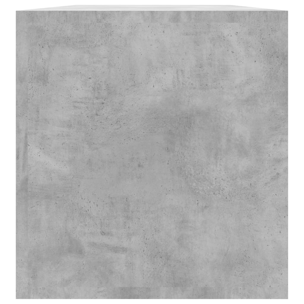 vidaXL Szafka na płyty winylowe, szarość betonu, 71x34x36 cm