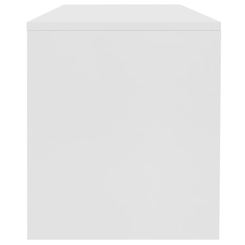 vidaXL Stolik kawowy, biały, 100x40x40 cm, materiał drewnopochodny