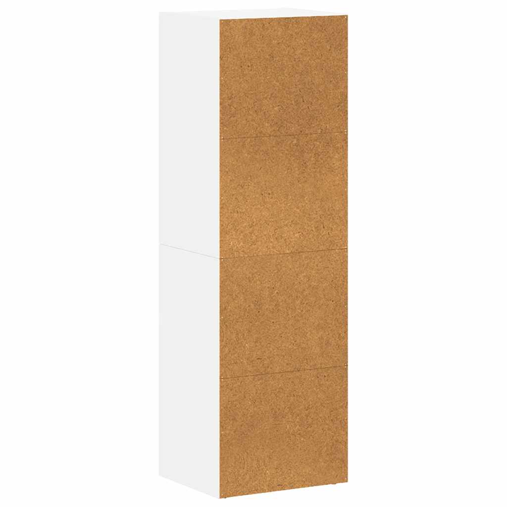 vidaXL Regał na książki, biały, 36x30x114 cm, materiał drewnopochodny