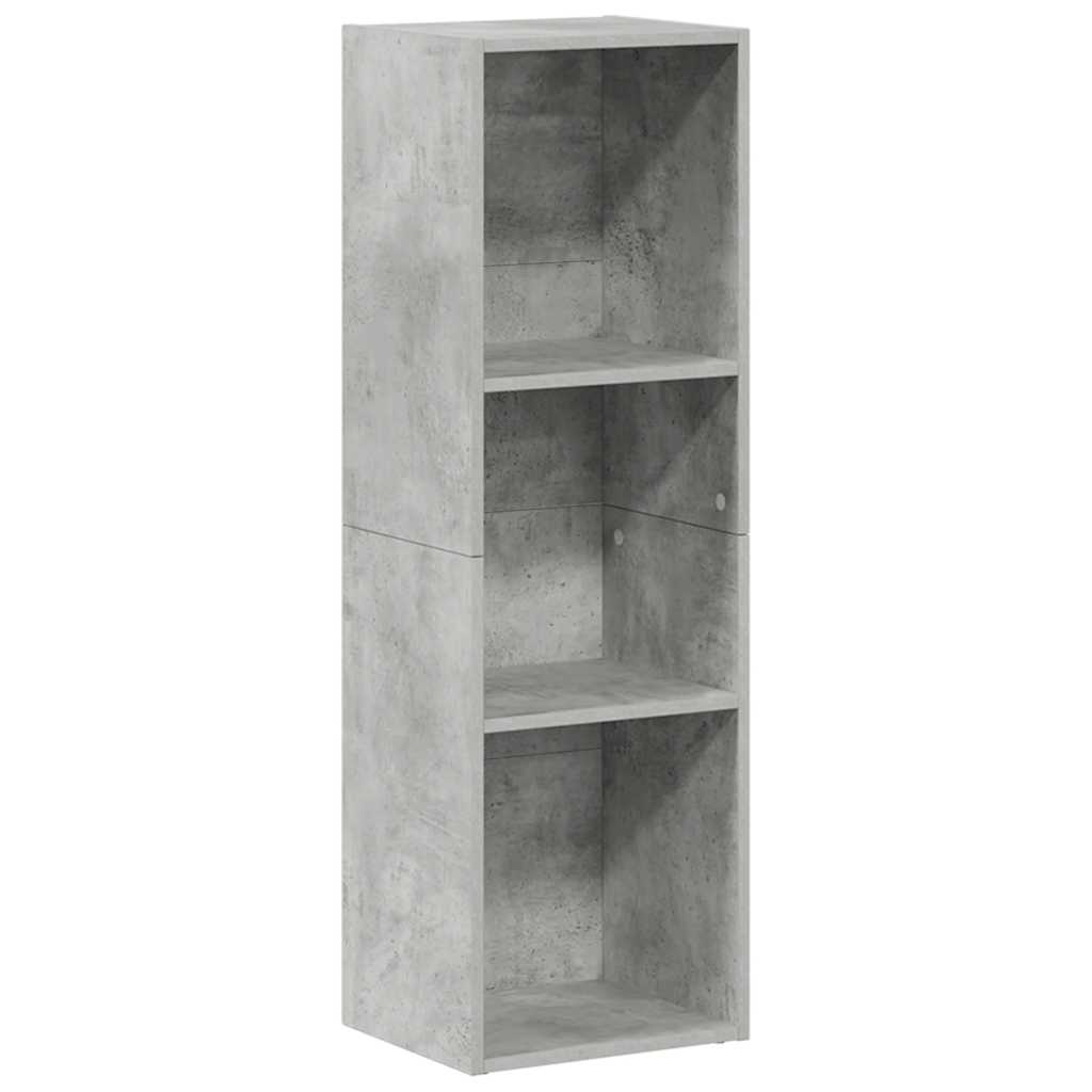 vidaXL Regał, betonowy szary, 36x30x114 cm, materiał drewnopochodny