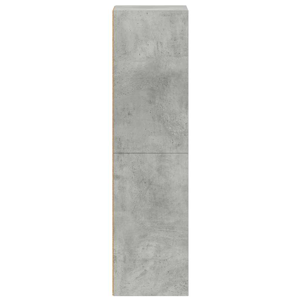 vidaXL Regał, betonowy szary, 36x30x114 cm, materiał drewnopochodny