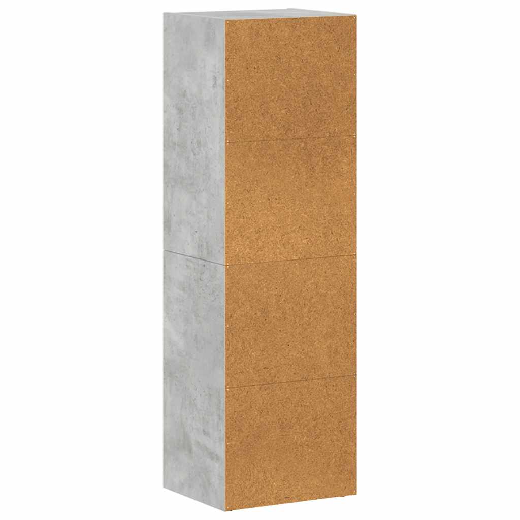 vidaXL Regał, betonowy szary, 36x30x114 cm, materiał drewnopochodny