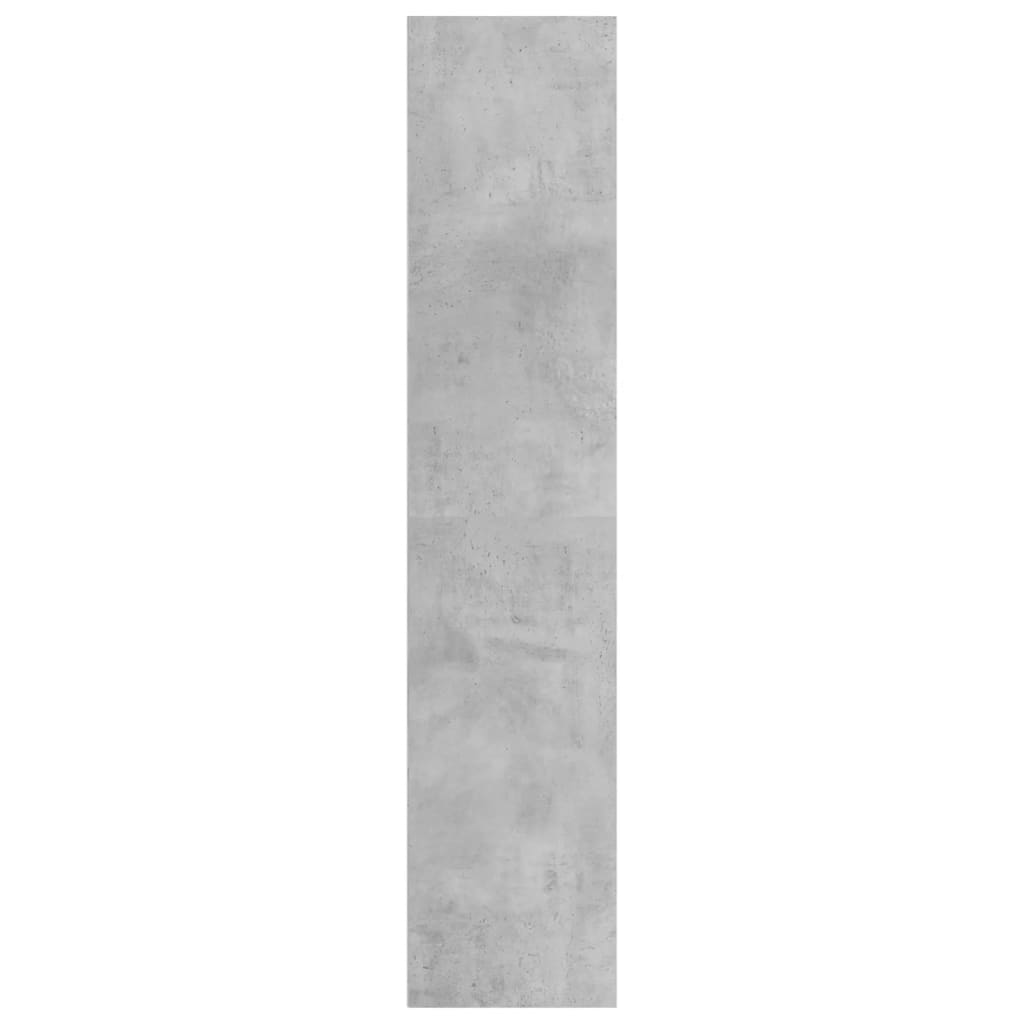 vidaXL Regał, betonowy szary, 36x30x143 cm, materiał drewnopochodny