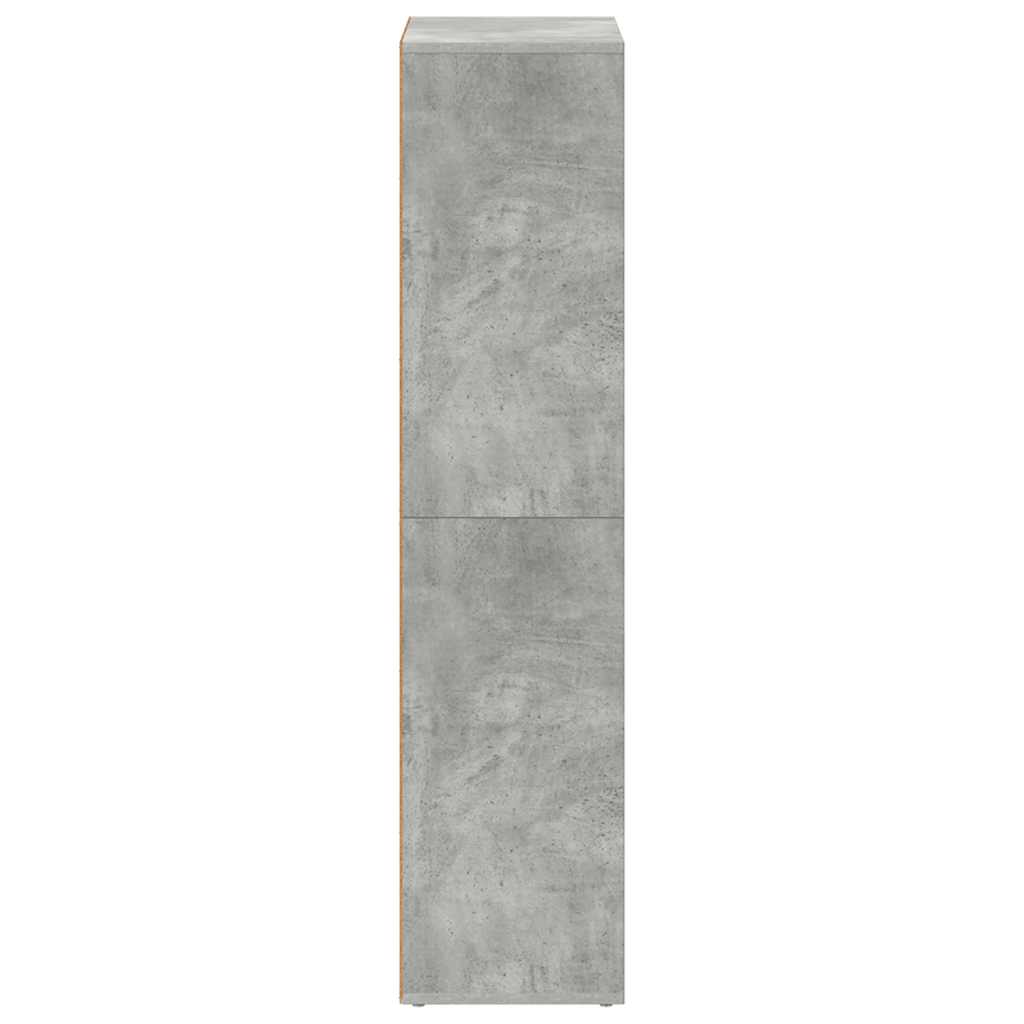 vidaXL Regał na książki/szafka, betonowy szary, 66x30x130 cm