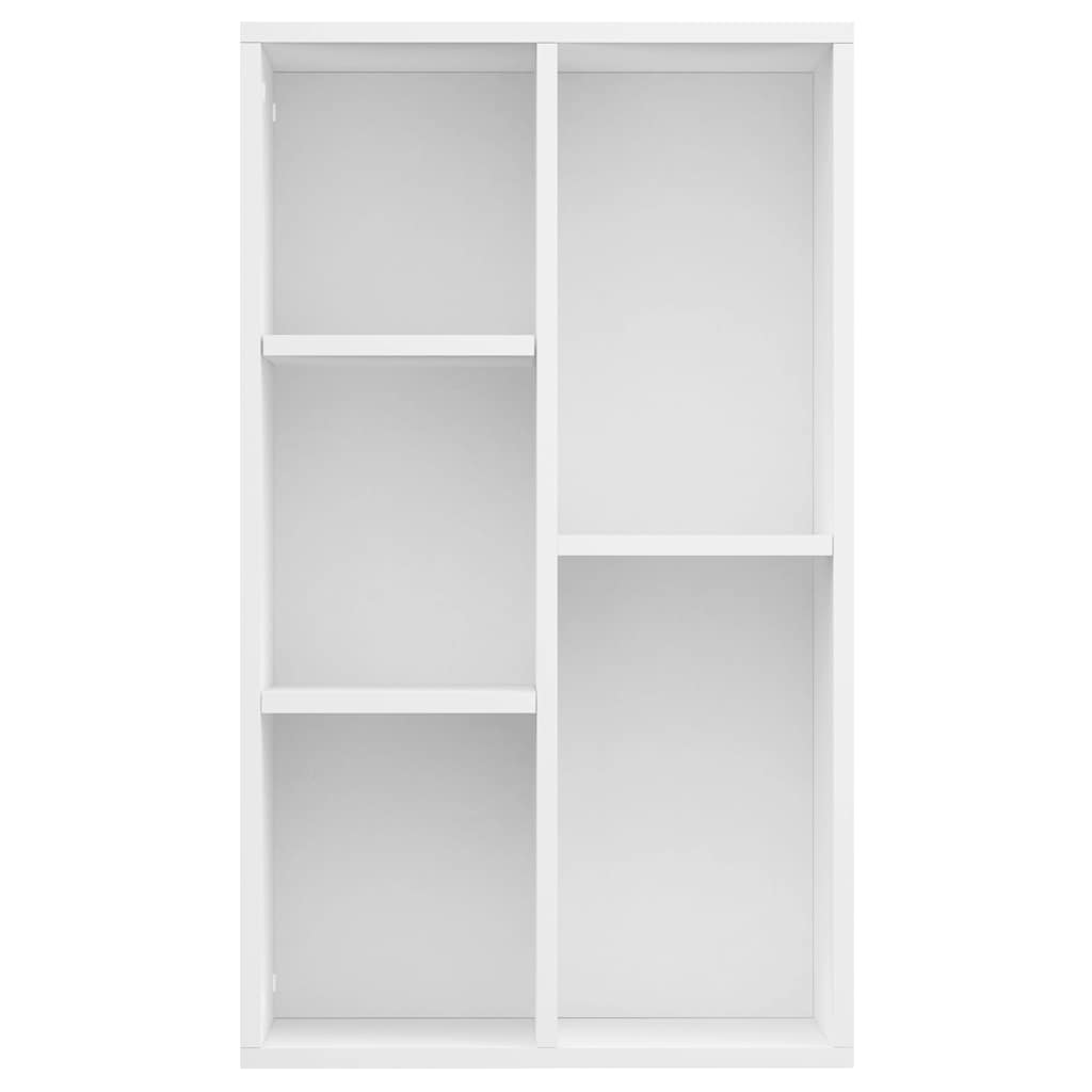 vidaXL Regał na książki/szafka, biały, 50x25x80 cm