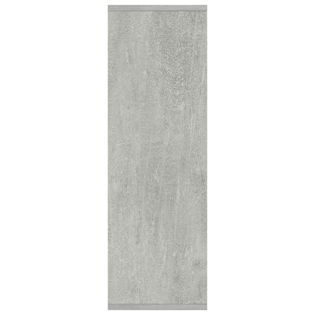vidaXL Regał na książki/szafka, betonowy szary, 50x25x80 cm
