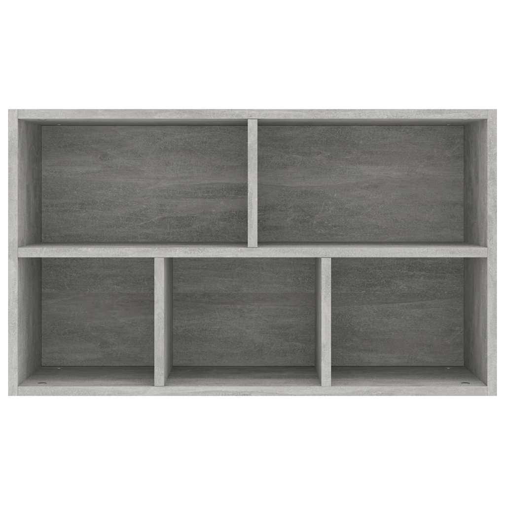 vidaXL Regał na książki/szafka, betonowy szary, 50x25x80 cm