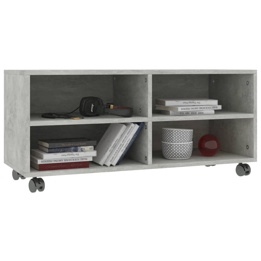 vidaXL Szafka pod TV, kolor betonowy szary, 90x35x35 cm
