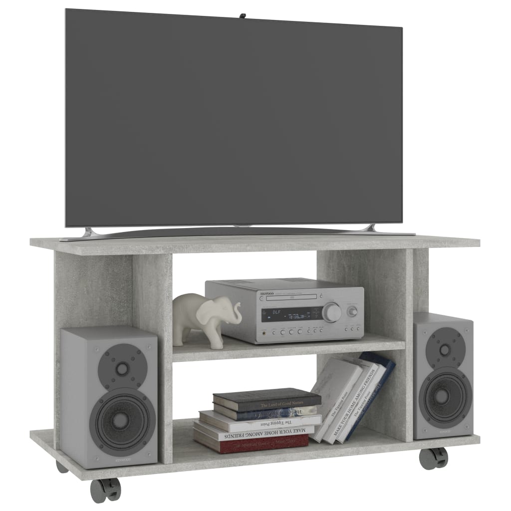vidaXL Szafka pod TV, kolor betonowy szary, 80x40x45 cm