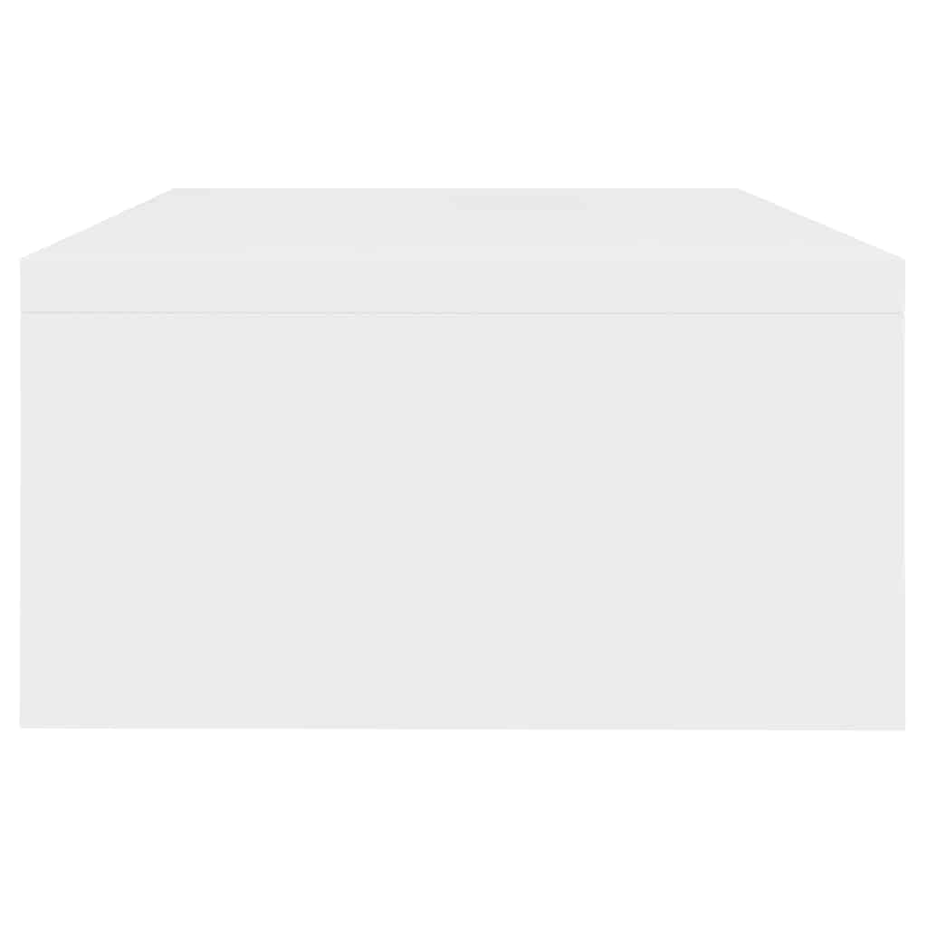 vidaXL Podstawka na monitor, biała, 42x24x13 cm materiał drewnopochodny