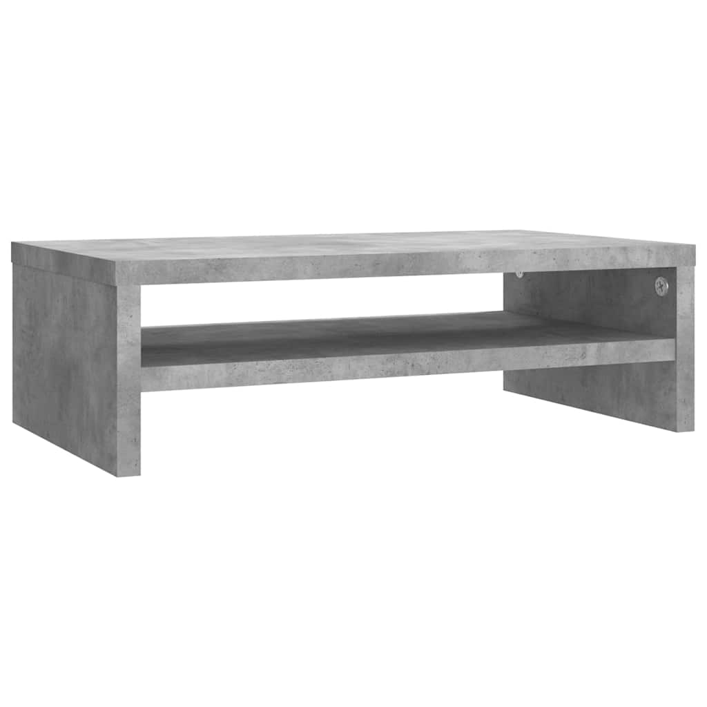 vidaXL Podstawka pod monitor, kolor betonowy szary, 42x24x13 cm