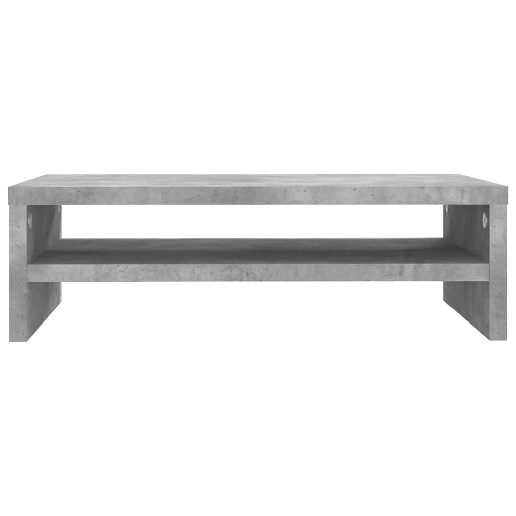 vidaXL Podstawka pod monitor, kolor betonowy szary, 42x24x13 cm