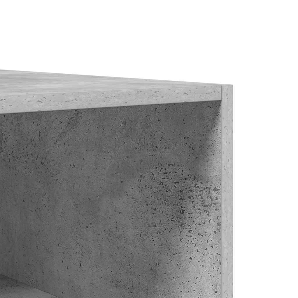 vidaXL Szafa, szarość betonu, 100x50x200 cm, materiał drewnopochodny