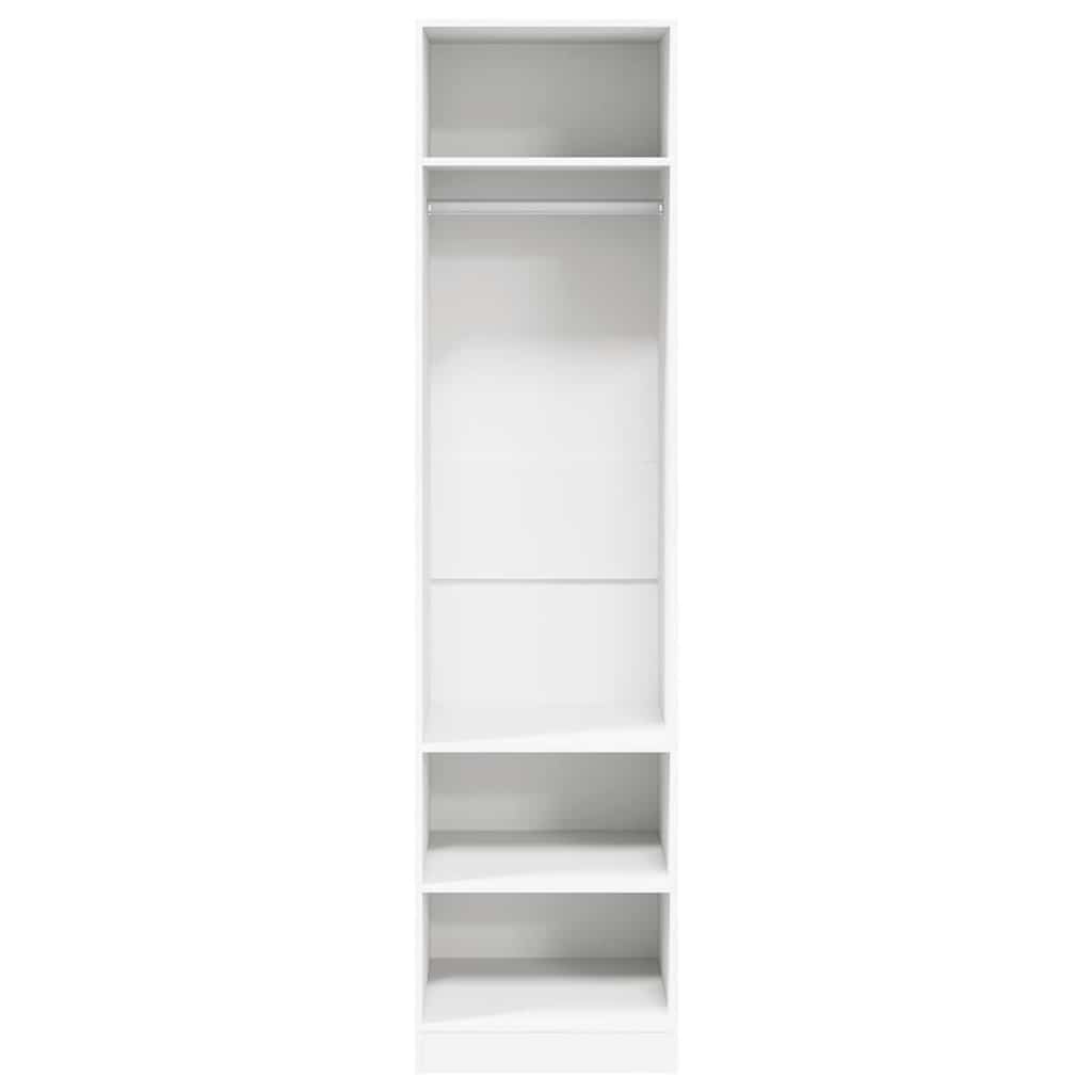 vidaXL Szafa, biała, 50x50x200 cm, materiał drewnopochodny