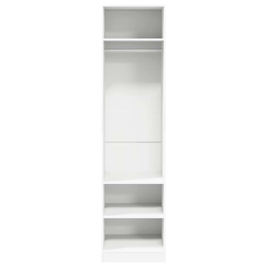 vidaXL Szafa, biała, 50x50x200 cm, materiał drewnopochodny
